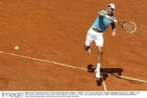 TENNIS - ATP, French Open 2014 PARIS,FRANKREICH,08.JUN.14 - TENNIS - ATP Tennis Herren World Tour, Grand Slam, Roland Garros, French Open, Finale. Bild zeigt Novak Djokovic (SRB). 
