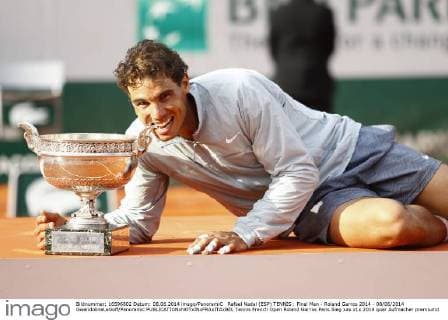 Rafael Nadal (ESP) TENNIS : Final Men - Roland Garros 2014 - 08 06 2014 GwendolineLeGoff Panoramic 