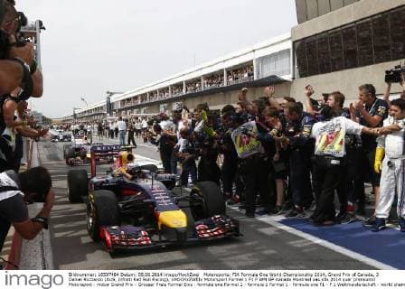 Motorsports: FIA Formula One World Championship 2014, Grand Prix of Canada, 3 Daniel Ricciardo (AUS, Infiniti Red Bull Racing), xHOCHxZWEIx