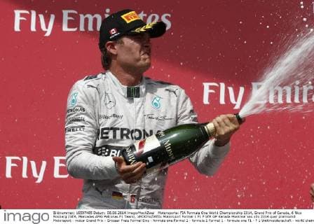 Motorsports: FIA Formula One World Championship 2014, Grand Prix of Canada, 6 Nico Rosberg (GER, Mercedes AMG Petronas F1 Team), xHOCHxZWEIx