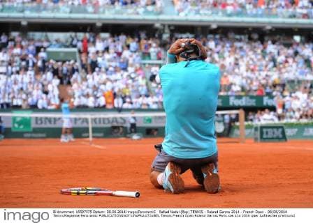 Rafael Nadal (Esp) TENNIS : Roland Garros 2014 - French Open - 08 06 2014 TennisMagazine Panoramic 