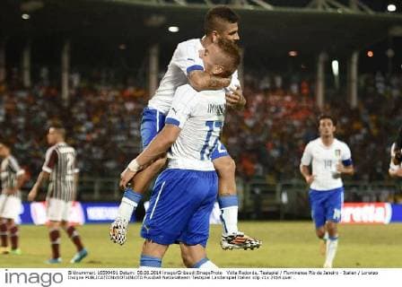 Volta Redonda, Testspiel Fluminense Rio de Janeiro - Italien Lorenzo Insigne 