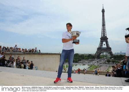 Rafael Nadal (Esp) TENNIS : Rafael Nadal - Sieger French Open Roland Garros 2014 - Paris - 09 06 2014 TennisMagazine 