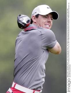 Rory McIlroy hits a tee shot on the second hole in the first round of the 114th U.S. Open at Pinehurst No. 2 in Pinehurst North Carolina on June 12, 2014.  PIN20140612112
