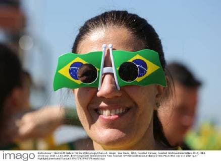 Sao Paulo, FIFA, Fussball Männer, Fussball Weltmeisterschaften 2014, FIFA world cup 2014 12.06.2014, Eröffnungsspiel, Brasilianische Fans
