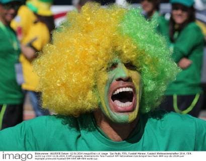 Sao Paulo, FIFA, Fussball Männer, Fussball Weltmeisterschaften 2014, FIFA world cup 2014 12.06.2014, Eröffnungsspiel, Brasilianische Fans