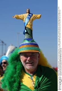 Sao Paulo, FIFA, Fussball Männer, Fussball Weltmeisterschaften 2014, FIFA world cup 2014 12.06.2014, Eröffnungsspiel, Brasilianische Fans