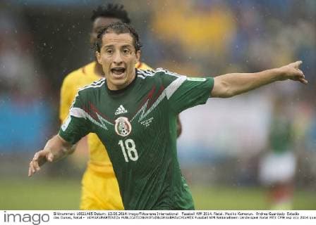 Fussball WM 2014. Natal. Mexiko Kamerun. Andres Guardado Estadio das Dunas, Natal - xOMARxMARTINEZx 