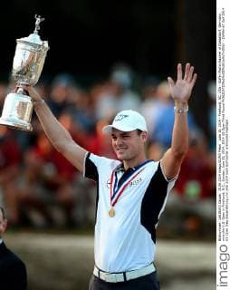 June 15, 2014 - Pinehurst, NC, USA - Golfer Martin Kaymer of Düsseldorf, Germany, wins the U.S. Open in Pinehurst, N.C., Sunday, June 15, 2014. 2014 US Open Third Round - ZUMAm67