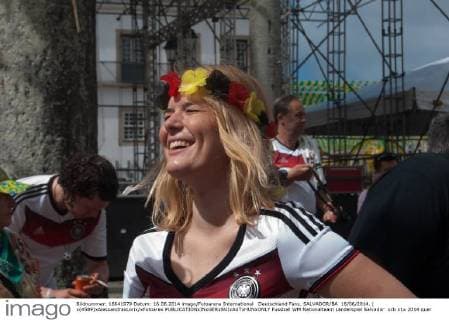 Deutschland Fans. SALVADOR BA 16 06 2014. ( x(4589)xAlessandraxLorix xFotoarex 