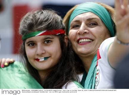 Iran s fan in Curitiba, June 16, 2014. 