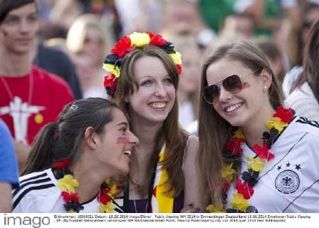 Public Viewing WM 2014 in Emmendingen Deutschland 16.06.2014 Emotionen Public Viewing , EP_dfg