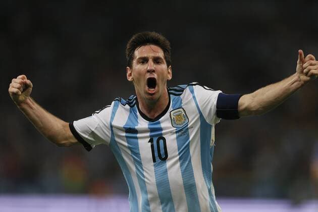Lionel Messi of Argentina Argentina vs Bosnia and Herzegovina - Grupo F. 15 of junio of 2014. Estadio: Maracana (Rio of Janeiro ). Foto: JavierxGarciaxMartino Photogamma.