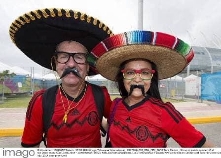 02170614RDI_BRA_MEX_FANS Fans Mexico , Group A match number 16 of the 2014 World Cup 17 06 2014 - xOMARxMARTINEZx 