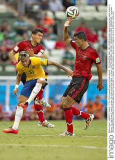 021170614RDI_BRA_MEX_NEYMAR Action photo during the match Brazil vs Mexico, For the Group A match number 16 of the World Cup 2014, in Photo: HECTOR MORENO, NEYMAR, FRANCISCO JAVIER RODRIGUEZ , Fortaleza - xOMARxMARTINEZx 