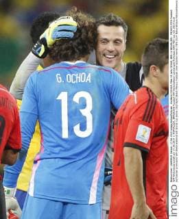 Guillerm OCHOA, Mex 13 Julio CESAR, BRA 12 BRASILIEN - MEXIKO FIFA Fussball WM Weltmeisterschaft am 17.06.2014 in FORTALEZA, BRASILIEN