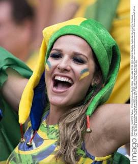Fortaleza, 17.06.2014, Estadio Castelao Weiblicher Brasilien Fan
