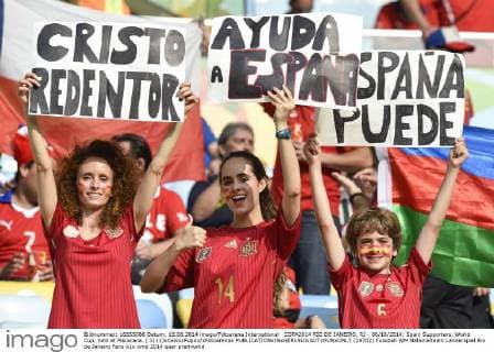 COPA2014 RIO DE JANEIRO, RJ - 06 18 2014: Spain Supporters, World Cup, held at Maracana. ( x(11)xCelsoxPupox xFotoarenax  (24702)
