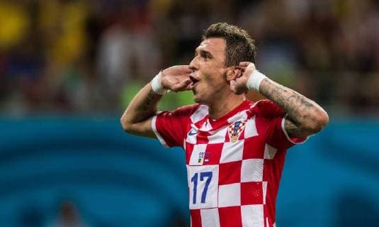 Fussball WM 2014. Manaus. Kamerun Kroatien. Manaus, AM - 18 06 2014: CROATIA X CAMEROON - Spotlight on Mario Mandzukic during the celebration match between Cameroon Croatia x, valid for the World Cup, held at the Arena Amazon. ( x(5115)xJonnexRorizx xFotoarenax 
