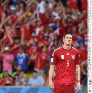 FUSSBALL WM 2014 VORRUNDE Gruppe B Spanien - Chile 18.06.2014 Fernando Torres (Spanien) ist enttäuscht