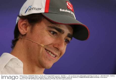 FORMEL 1 - GP von Österreich SPIELBERG,AUSTRIA,19.JUN.14 - MOTORSPORT, FORMEL 1 - Grand Prix von Österreich, Red Bull Ring, Vorberichte. Bild zeigt Esteban Gutierrez (Sauber). 