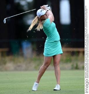 June 19, 2014 - Pinehurst, NC, USA - Stephanie Meadow hits on the 12th fairway during the first day of the 2014 U.S. Women s Open at Pinehurst No. 2 in Pinehurst, N.C., Thursday, June 19, 2014. Womens U.S. Open Golf - ZUMAm67