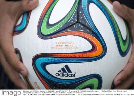 Brazuca, JUNE 17, 2014 - Football Soccer : FIFA World Cup 2014 Group A match between Brazil 0-0 Mexico at the Castelao arena in Fortaleza . Noxthirdxpartyxsales  ( 20204769)