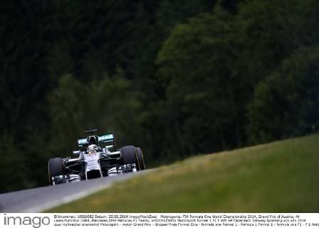 Motorsports: FIA Formula One World Championship 2014, Grand Prix of Austria, 44 Lewis Hamilton (GBR, Mercedes AMG Petronas F1 Team), xHOCHxZWEIx