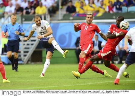 Karim Benzema (Fra) Schweiz - Frankreich WM - Salvador de Bahia - 20 06 2014 JBAutissierx 