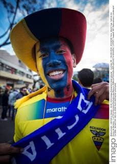 Curitiba, PR - 06 20 2014: ECUADOR Fans, World Cup, held at the Arena da Baixada. ( x(725)xMarceloxMachadoxdexMelox x  (24707)