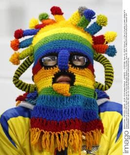 (140620) -- CURITIBA, June 20, 2014 (Xinhua) -- A fan of Ecuador is seen ahead of a Group E match of 2014 FIFA World Cup at the Arena da Baixada Stadium in Curitiba, June 20, 2014. 