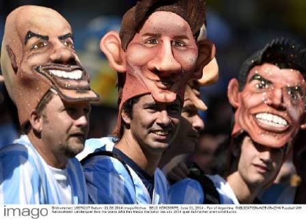 BELO HORIZONTE, June 21, 2014 - Fan of Argentina 