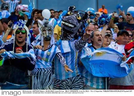 BELO HORIZONTE, June 21, 2014 - Fan of Argentina 