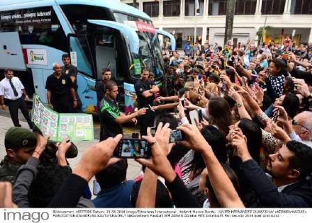 Abfahrt Mexico Recife: JAVIER HERNANDEZ 21 06 2014 xADRAINxMACIASx 
