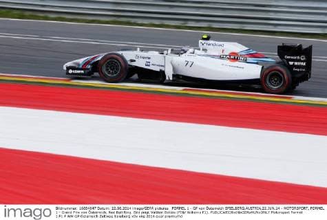 FORMEL 1 - GP von Österreich SPIELBERG,AUSTRIA,22.JUN.14 - MOTORSPORT, FORMEL 1 - Grand Prix von Österreich, Red Bull Ring. Bild zeigt Valtteri Bottas (FIN Williams F1). 