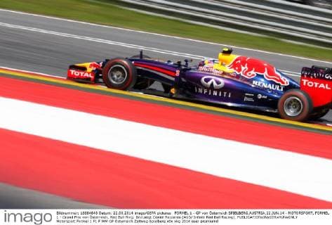 FORMEL 1 - GP von Österreich SPIELBERG,AUSTRIA,22.JUN.14 - MOTORSPORT, FORMEL 1 - Grand Prix von Österreich, Red Bull Ring. Bild zeigt Daniel Ricciardo (AUS Infiniti Red Bull Racing). 