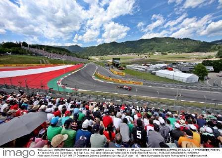 FORMEL 1 - GP von Österreich SPIELBERG,AUSTRIA,22.JUN.14 - MOTORSPORT, FORMEL 1 - Grand Prix von Österreich, Red Bull Ring. Bild zeigt Sebastian Vettel (GER Infiniti Red Bull Racing). 