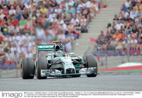 FORMEL 1 - GP von Österreich SPIELBERG,AUSTRIA,22.JUN.14 - MOTORSPORT, FORMEL 1 - Grand Prix von Österreich, Red Bull Ring. Bild zeigt Nico Rosberg (GER Mercedes GP). 