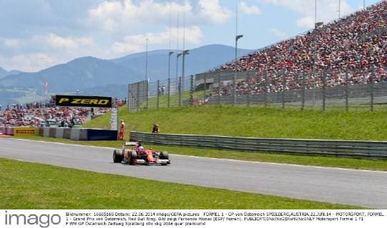 FORMEL 1 - GP von Österreich SPIELBERG,AUSTRIA,22.JUN.14 - MOTORSPORT, FORMEL 1 - Grand Prix von Österreich, Red Bull Ring. Bild zeigt Fernando Alonso (ESP Ferrari). 