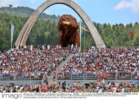 FORMEL 1 - GP von Österreich SPIELBERG,AUSTRIA,22.JUN.14 - MOTORSPORT, FORMEL 1 - Grand Prix von Österreich, Red Bull Ring. Bild zeigt Fans. 
