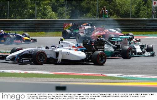 FORMEL 1 - GP von Österreich SPIELBERG,AUSTRIA,22.JUN.14 - MOTORSPORT, FORMEL 1 - Grand Prix von Österreich, Red Bull Ring. Bild zeigt Valtteri Bottas (FIN Williams F1). 