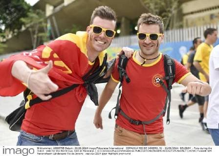 COPA2014 RIO DE JANEIRO, RJ - 22 06 2014: BELGIUM - Fans during the match valid for the World Cup, held at Maracana. ( x(11)xCelsoxPupox xFotoarenax  (24714)