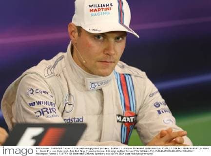 FORMEL 1 - GP von Österreich SPIELBERG,AUSTRIA,22.JUN.14 - MOTORSPORT, FORMEL 1 - Grand Prix von Österreich, Red Bull Ring, Pressekonferenz. Bild zeigt Valtteri Bottas (FIN Williams F1). 