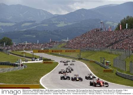 Motorsports: FIA Formula One World Championship 2014, Grand Prix of Austria, 7 Kimi Raikkonen (FIN, Scuderia Ferrari), xHOCHxZWEIx