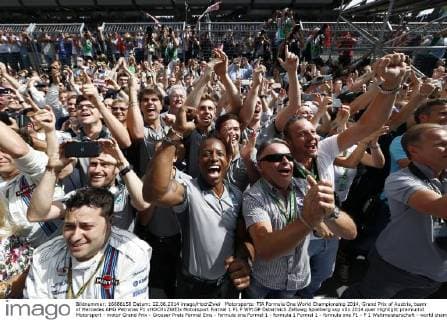 Motorsports: FIA Formula One World Championship 2014, Grand Prix of Austria, team of Mercedes AMG Petronas F1 xHOCHxZWEIx