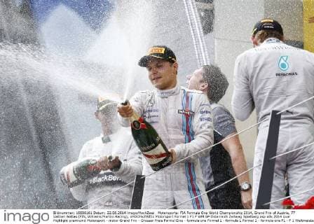 Motorsports: FIA Formula One World Championship 2014, Grand Prix of Austria, 77 Valtteri Bottas (FIN, Williams Martini Racing), xHOCHxZWEIx
