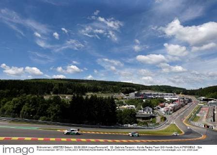 02- Gabriele Tarquini - Honda Racing Team JAS-Honda Civic AUTOMOBILE : Spa Francorchamps- WTCC- 22 06 2014 SPRESSE PANORAMIC 
