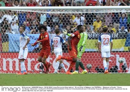 Divock Origi of Belgium joie FOOTBALL : Belgique vs Russie - Coupe Du Monde - Maracana - 22 06 2014 PHOTONEWS PANORAMIC 