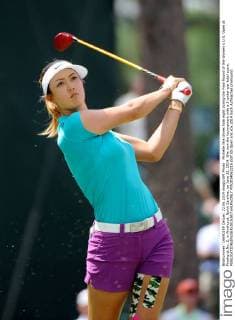 Michelle Wie drives hole eight during the Final Round of the Women s U.S. Open at Pinehurst No. 2, in Pinehurst, North Carolina, on June 22, 2014. Wie won the tournament with a 2-under-par total score.  PIN2014062216