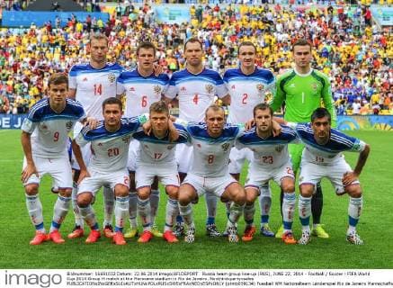 Russia team group line-up (RUS), JUNE 22, 2014 - Football Soccer : FIFA World Cup 2014 Group H match at the Maracana stadium in Rio de Janeiro. Noxthirdxpartyxsales  (ptmb059134)